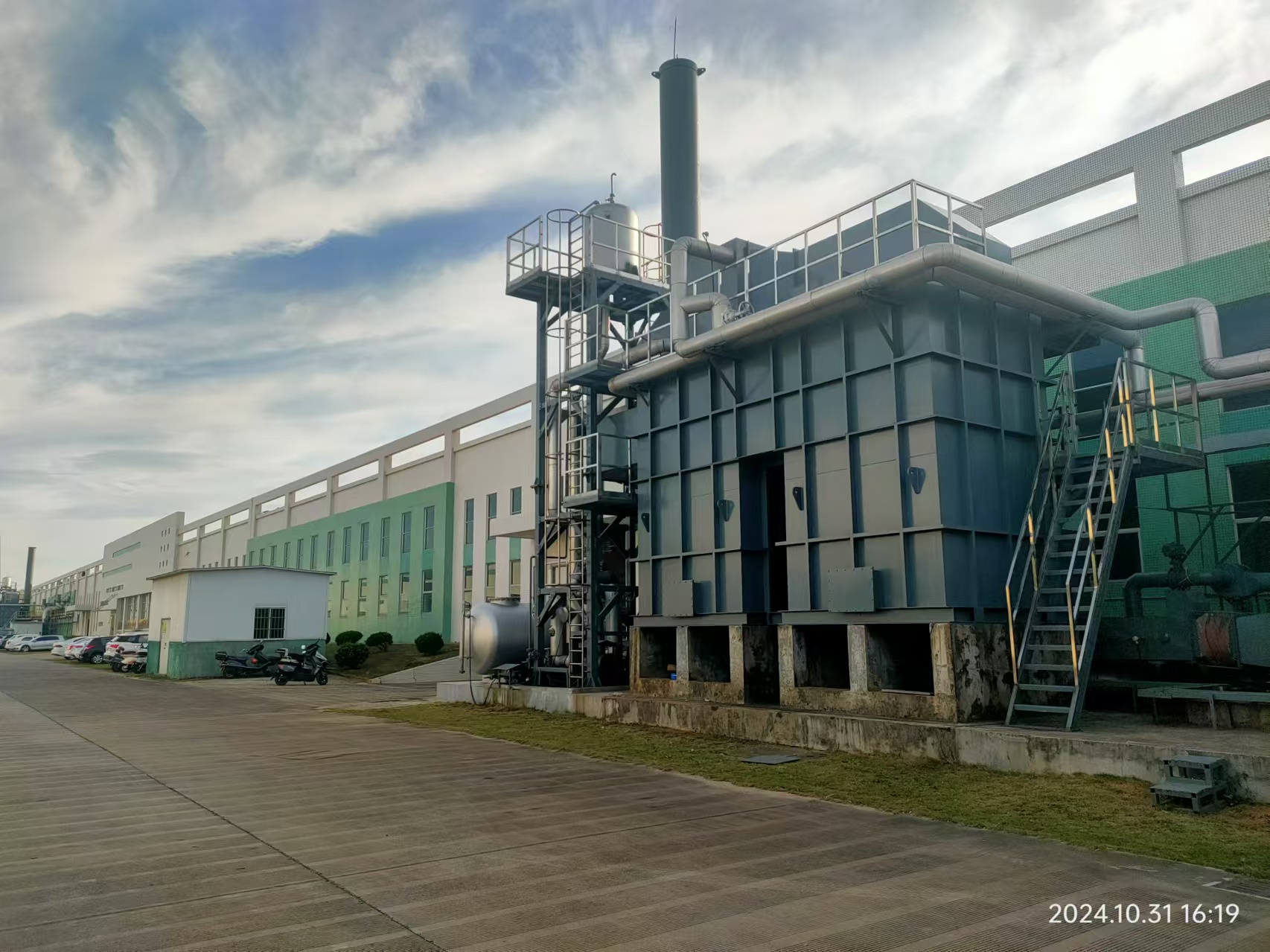 汕頭某新材料公司的RTO燃燒爐配套的溶劑燃燒器